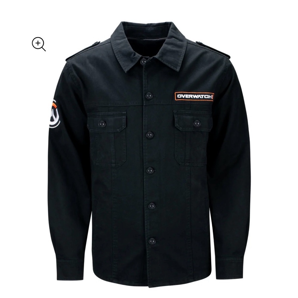Overwatch Button-Up Military Jacket